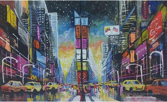 Time Square, N.Y Díptico